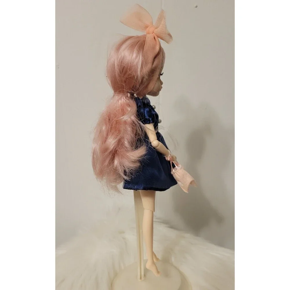 BTD Collectible Posable Doll Kids 10" Blue Accessories EUC Play Pretend Toys - Picture 2 of 4